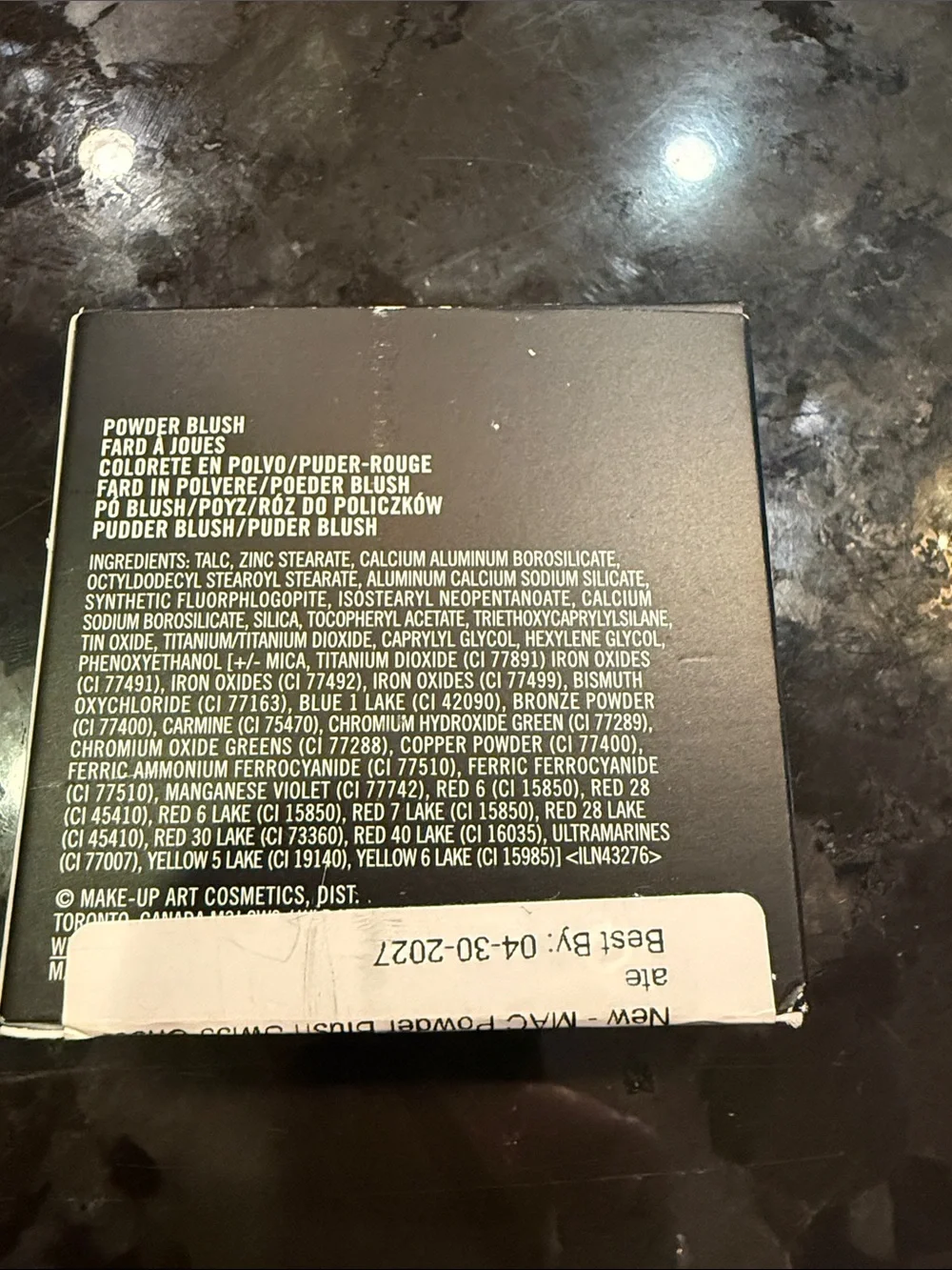 MAC Cosmetics Powder Blush — Swiss chocolate